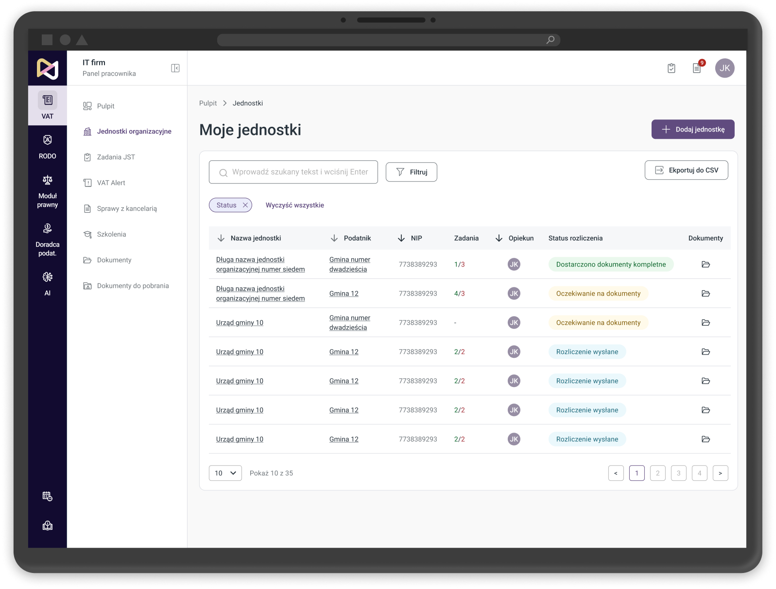 JSTapp - redesign of a local government management app — 2
