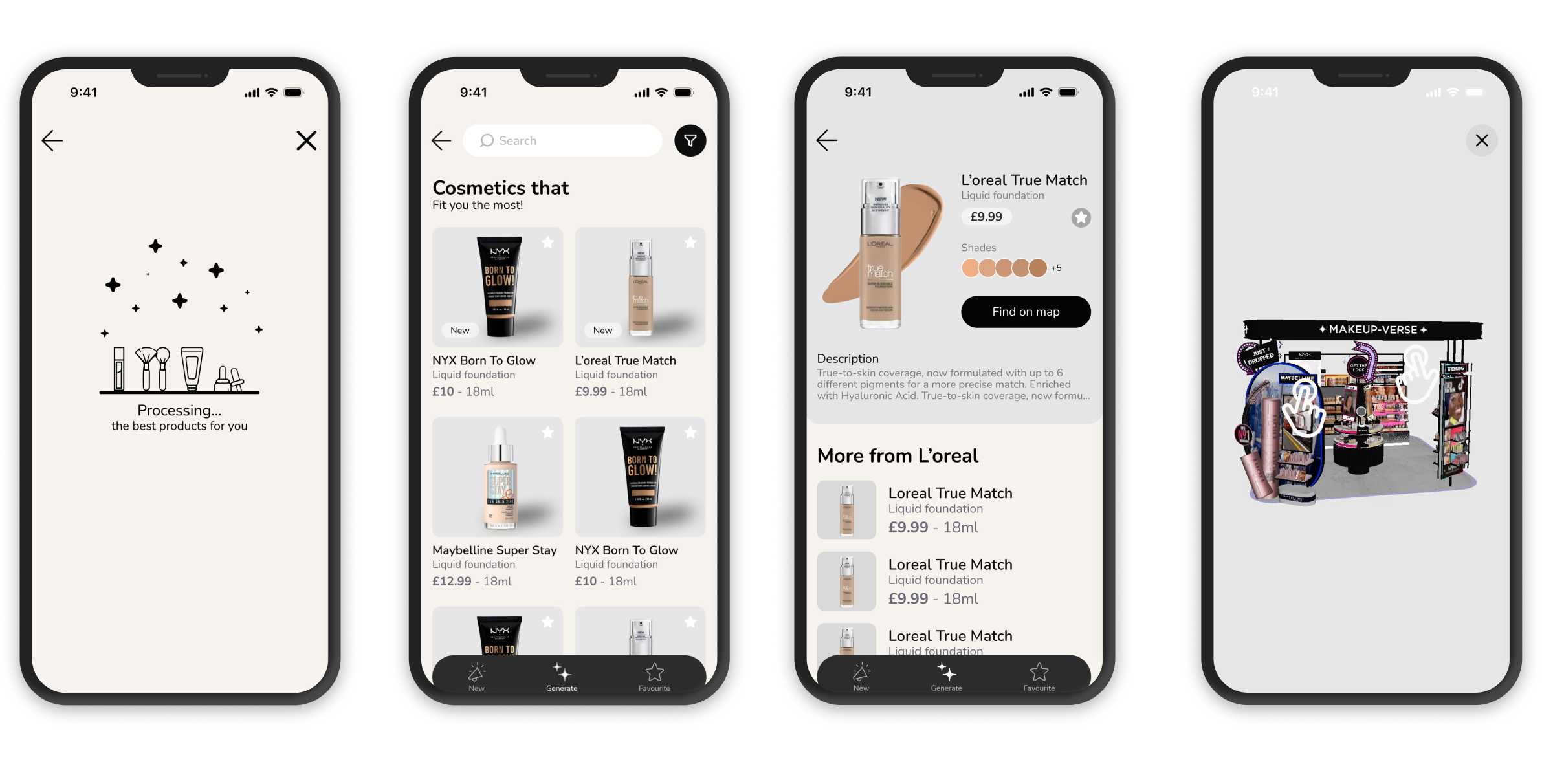 L'Oreal - cosmetics matching app — 4