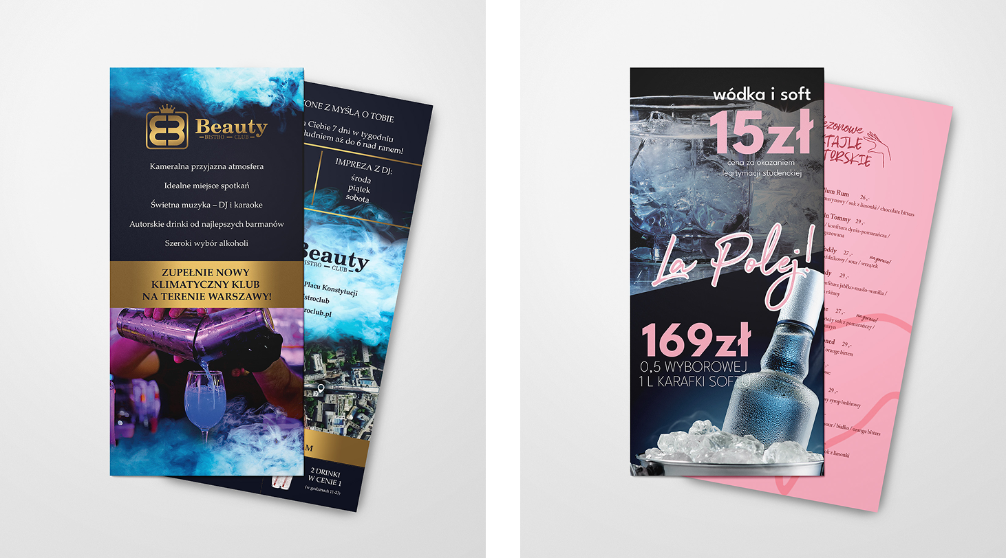 Flyers — leaflet and menu designs — 1