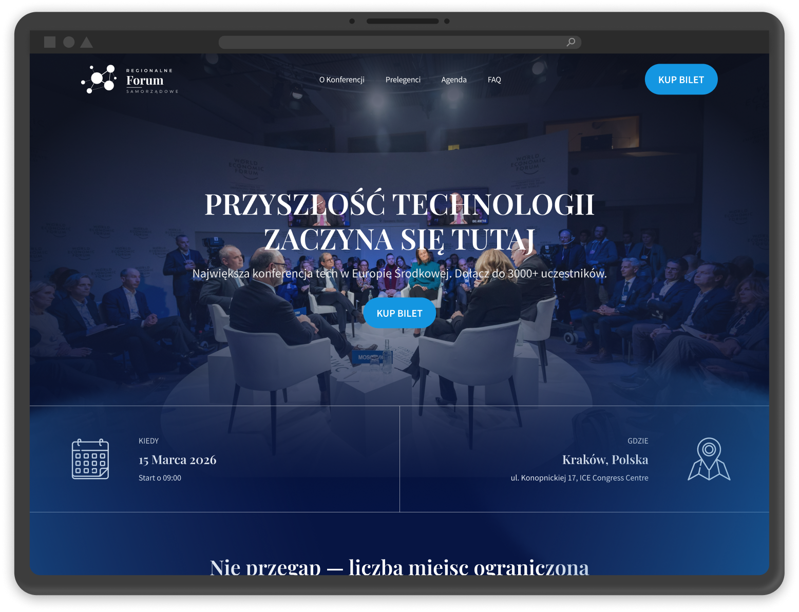 Regional Local Government Forum — event website — 1