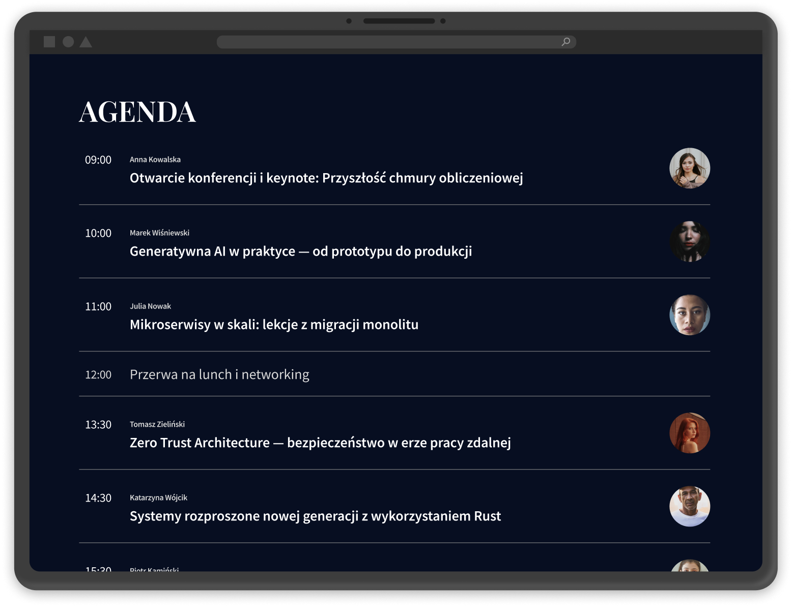 Regional Local Government Forum — event website — 4