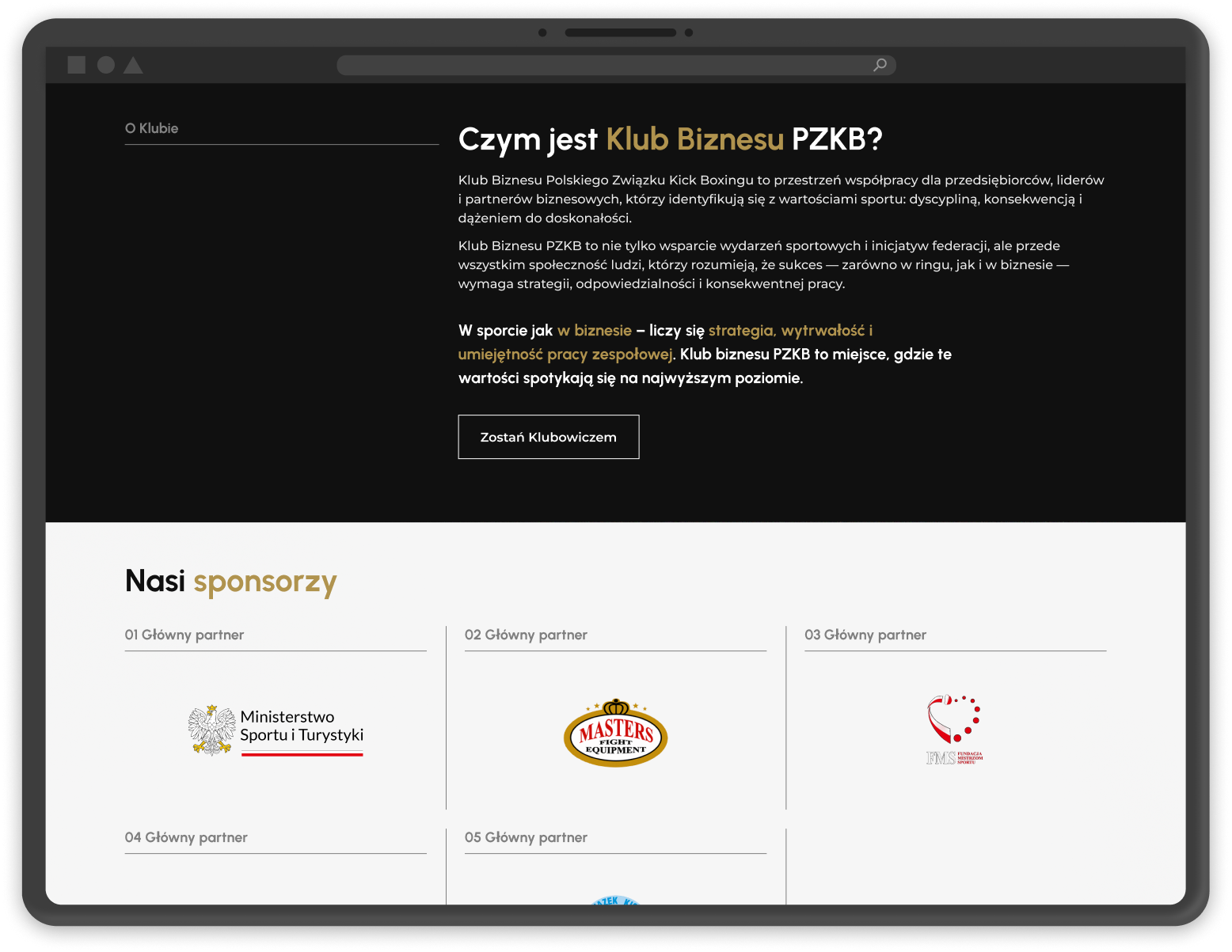 PZKB Business Club - club website — 2