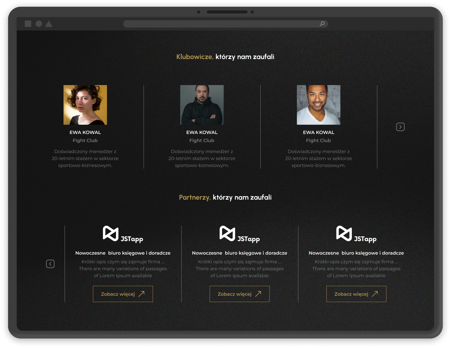 PZKB Business Club - club website — 4