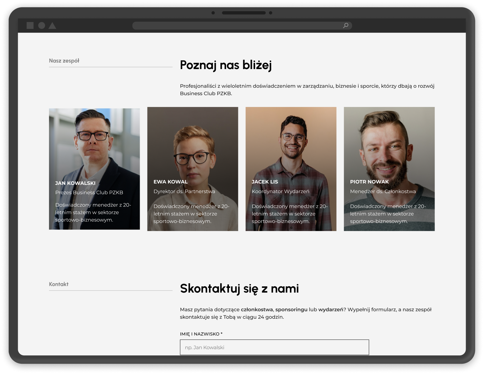 PZKB Business Club - club website — 5